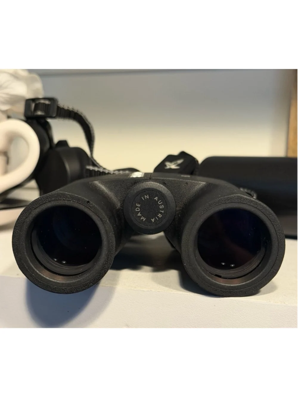 Vintage RARE Swarovski Habicht SLC 8x30 WB Black Binoculars